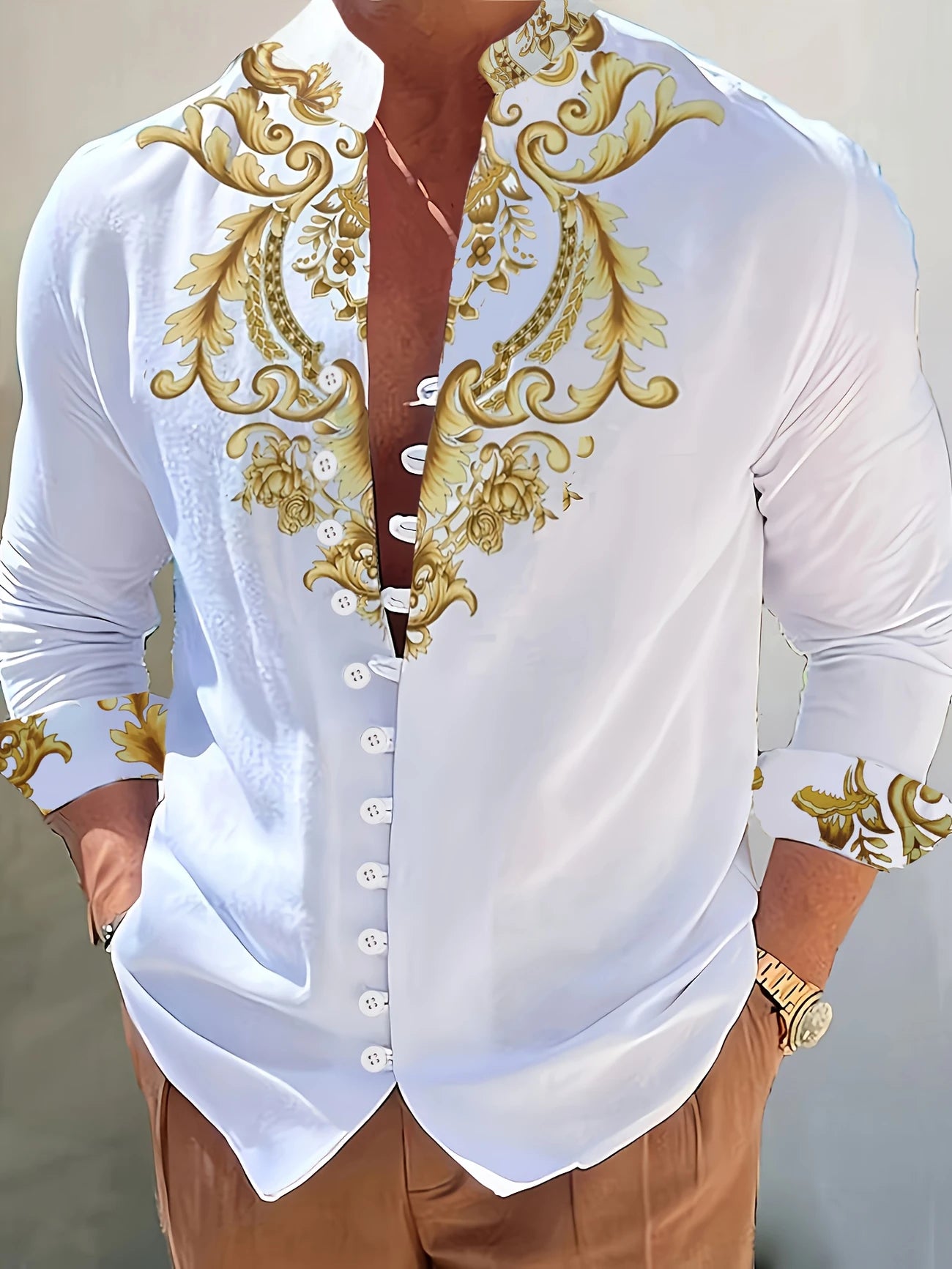 SIMONE - Camicia Uomo estiva